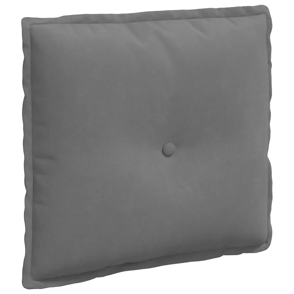 Cuscino per Schiena | Cuscino dorsale Grigio scuro 50 x 45 cm