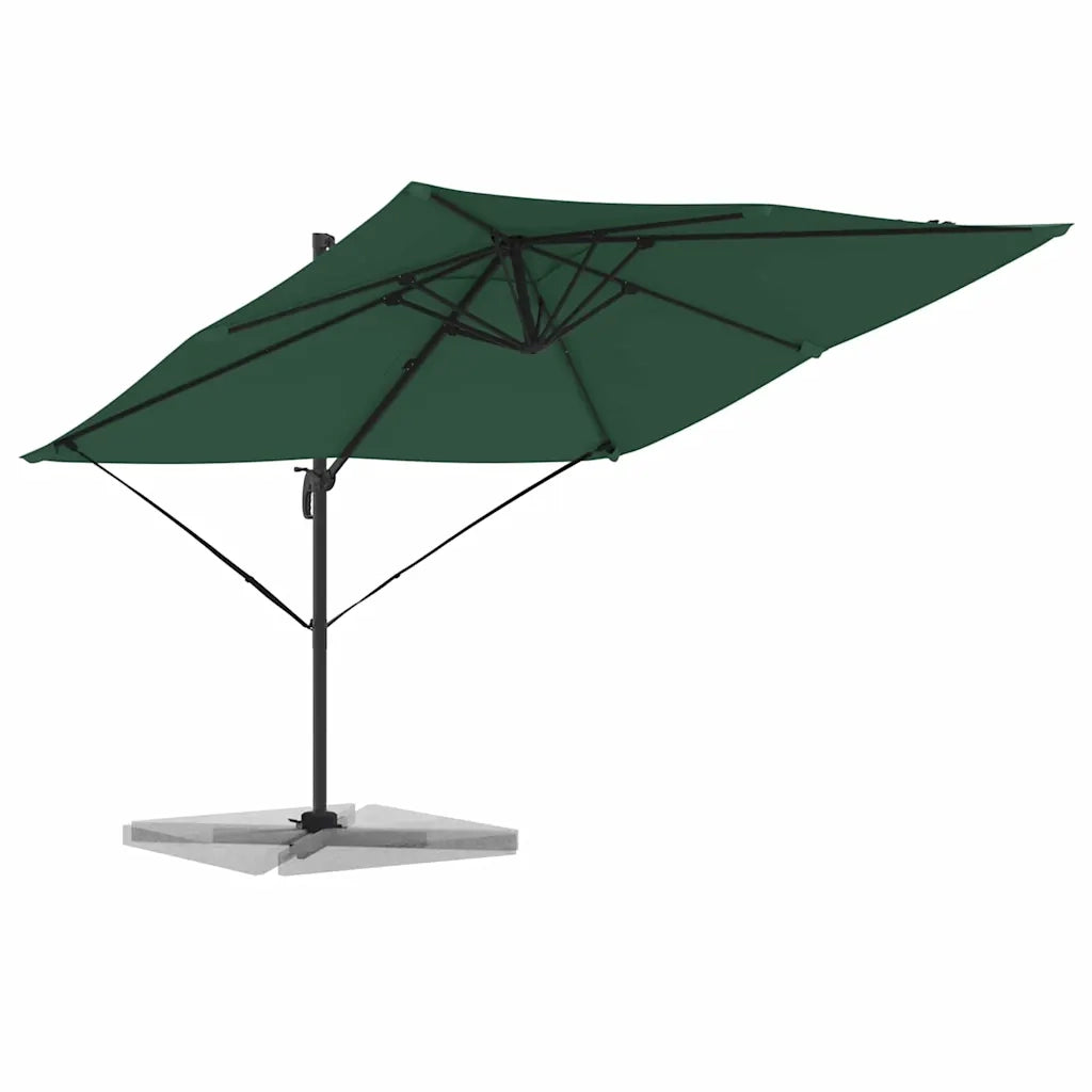 Parasol Roma Verde 286 x 284 x 265 cm Alluminio e Poliestere 42003336
