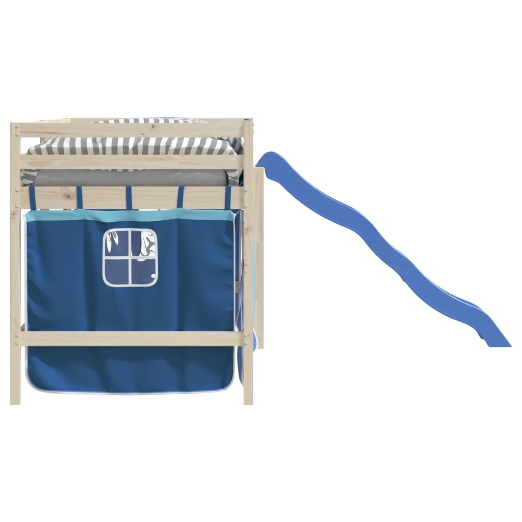 Tende per Letto a Soppalco Blu in Poliestere 835914