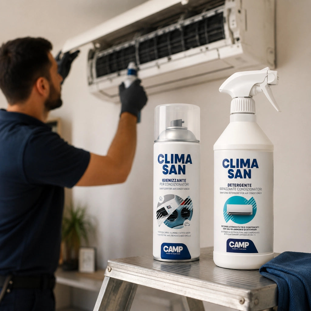 Camp trattamento sanificante ed igienizzante completo per climatizzatori