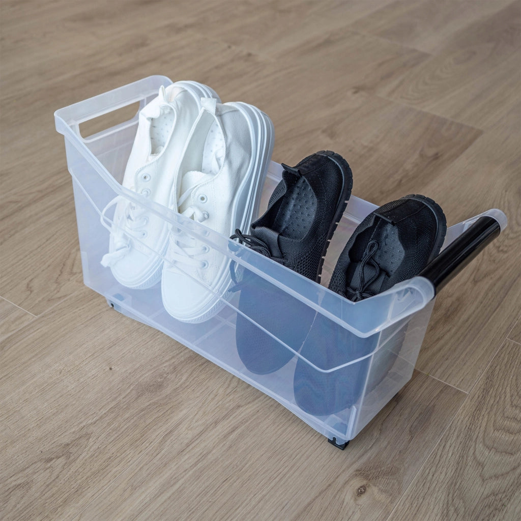 Contenitore organizer KADAX per mobili da cucina, con ruote, 48x17x25 cm, 17 litri.