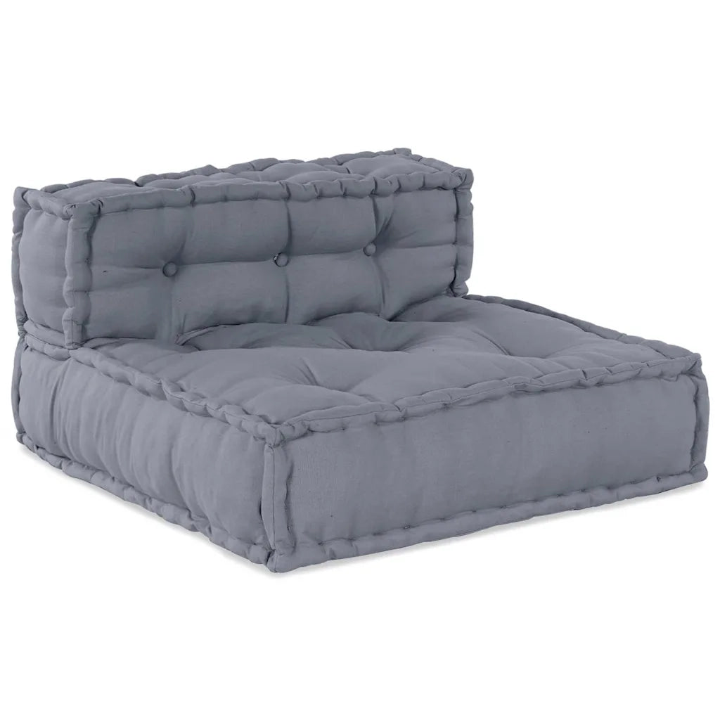 Unità di Divano Modulare 4 pcs Grigio Tessuto 3315094