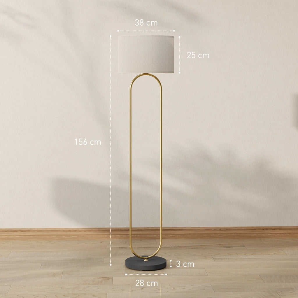 Lampada da terra ¨C Minimal ¨C 156 cm dorato e nero