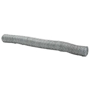 Recinzione da Giardino | Recinzione Esagonale Argento 1 x 100 m Acciaio zincato
