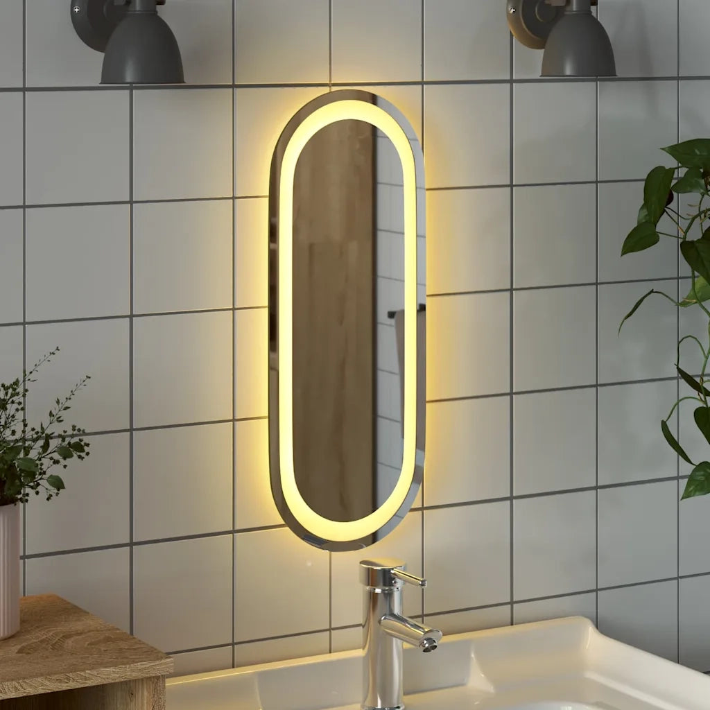 Specchio da Bagno LED 40x15 cm Ovale 353281