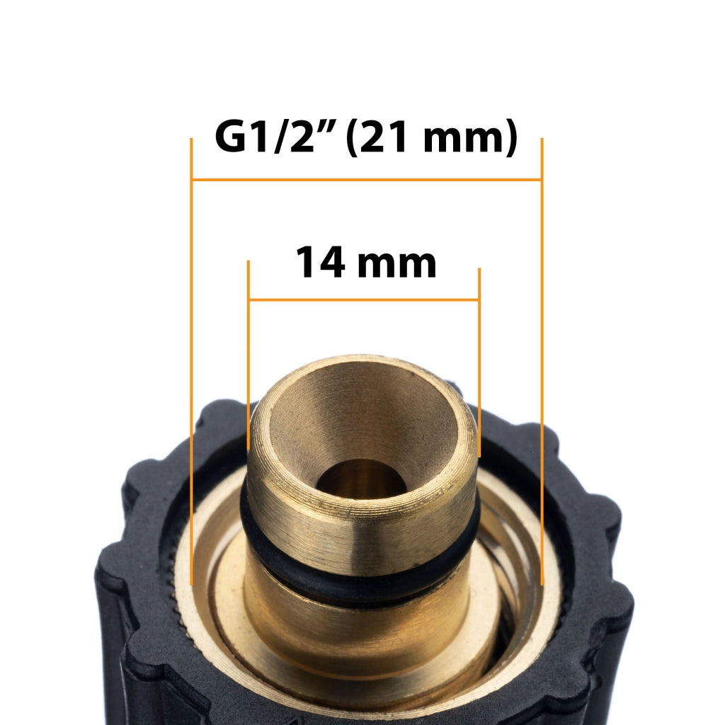 Tubo Alta Pressione 10m – Click Connect, Nylon, PVC | Max 200 Bar, 60°C