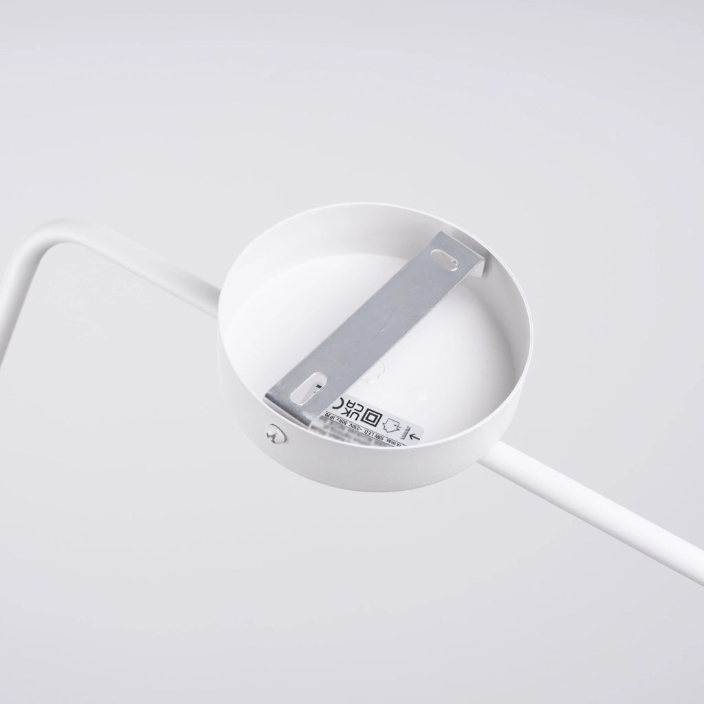 Lampada da parete NOX in acciaio bianco opaco E14 10W LED Design moderno