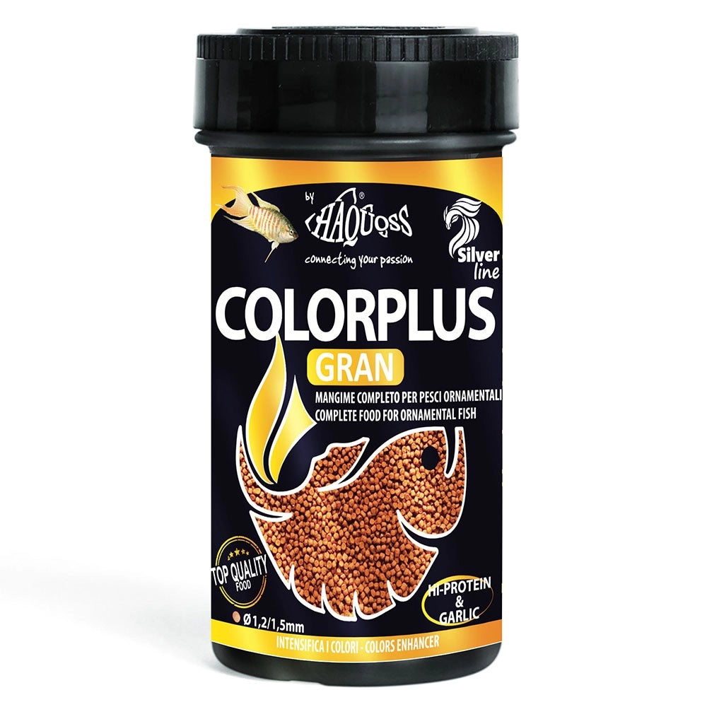 Haquoss ColorPlus Gran 250ml - Mangime in granuli a base di Krill