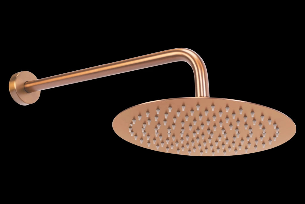 Set Da Vasca-doccia Da Incasso Rea Lungo Copper Brush + Box