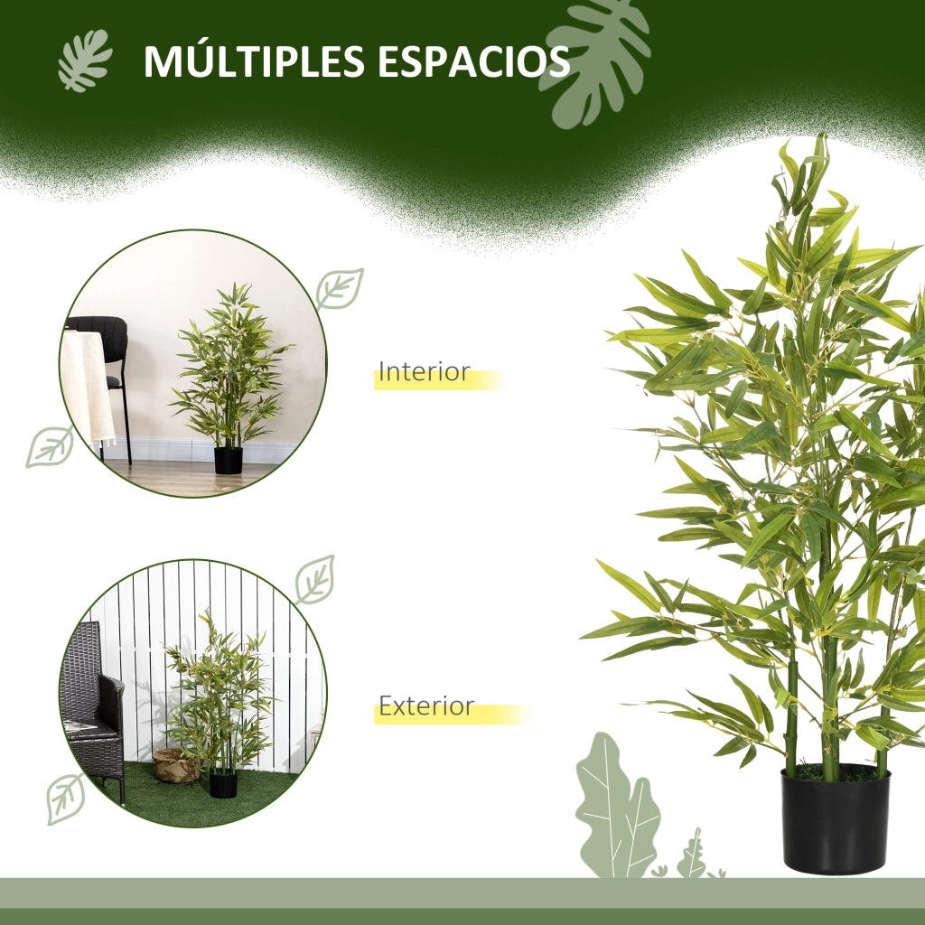 Albero sintetico in bamb¨´ ¨C Minimal ¨C ?15x90 cm verde