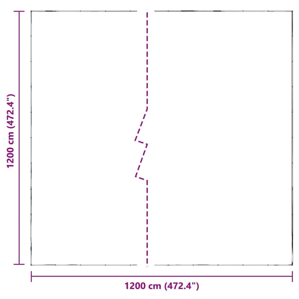 Copertura per Piante Trasparente 12 x 12 m PE 3429297