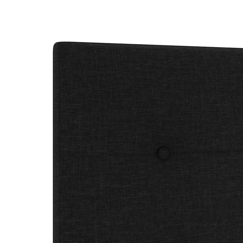 Struttura del letto con testiera Nero 80 x 200 cm Tessuto 3344685