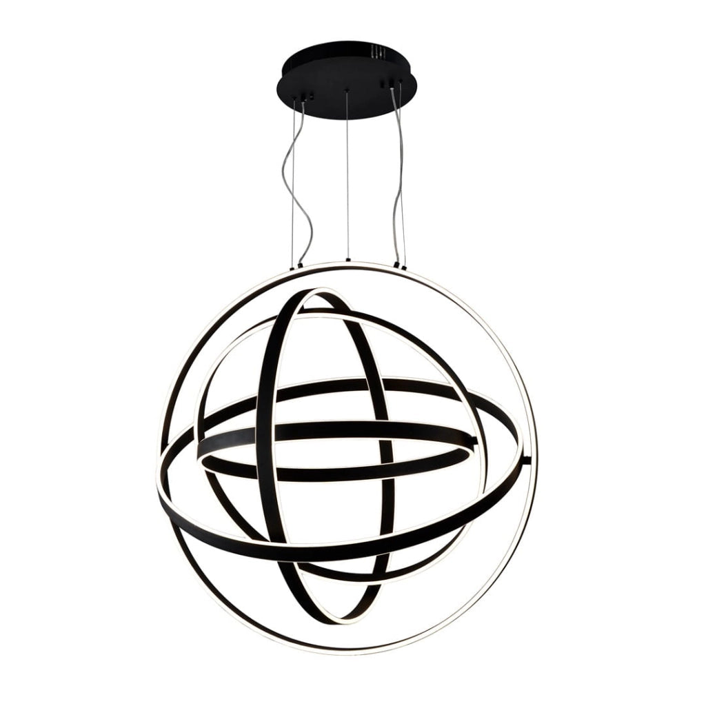 Lampadario LED 180W Copernicus ML6155 Milagro nero 3000K