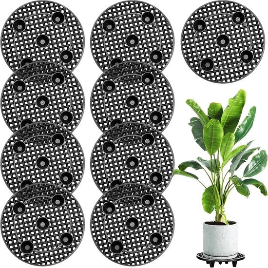 Impianto per piante - Set di 9 pezzi, 30 cm alto - Ideale per la drenaggio e la decorazione, per uso esterno e interno