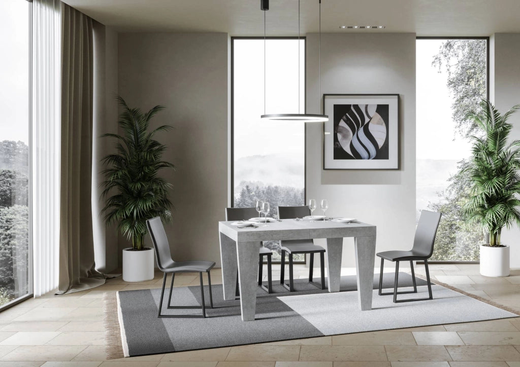 Tavolo Allungabile 140/400x90x77 cm Spimbo Premium Cemento