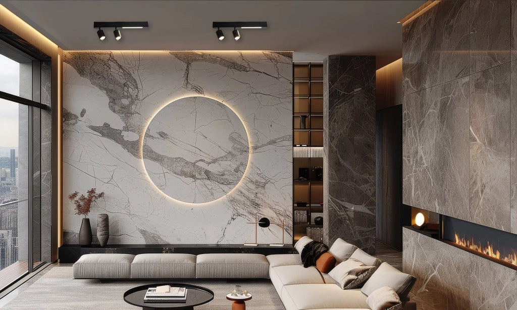 Faretto soffitto doppio a barra nero LED 5W 2xGU10