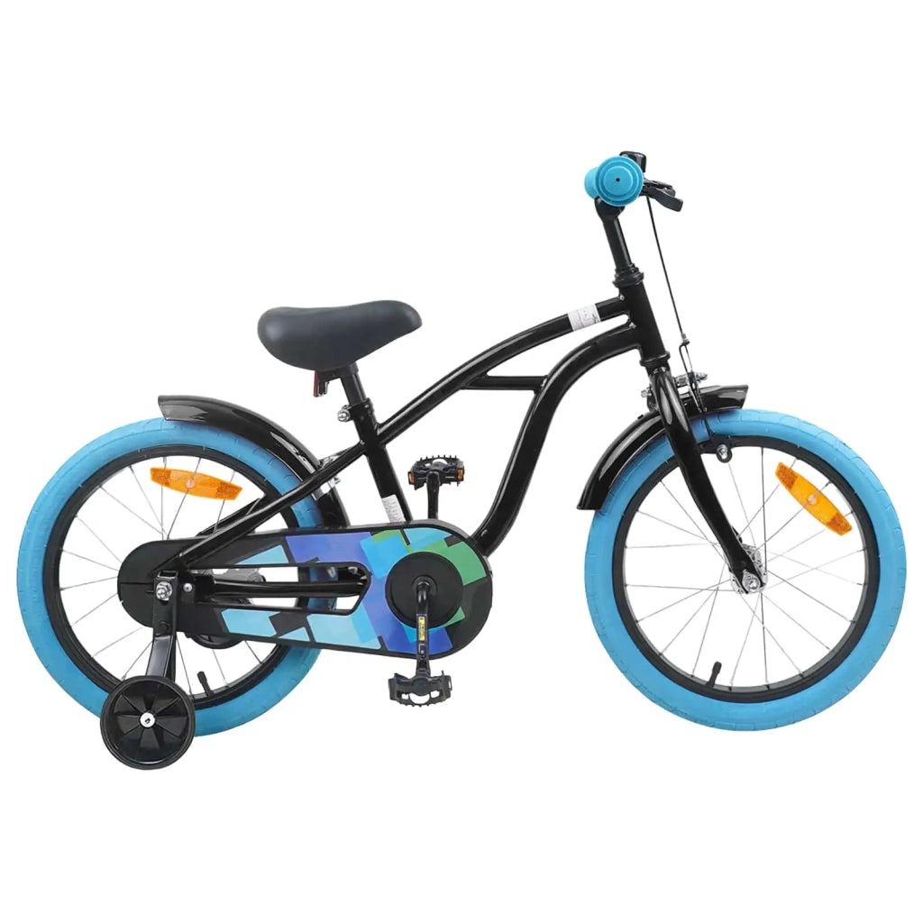 Bicicletta per Bambini | Bici per bambini 16 Pollici per bambini di 4-6 anni Nero