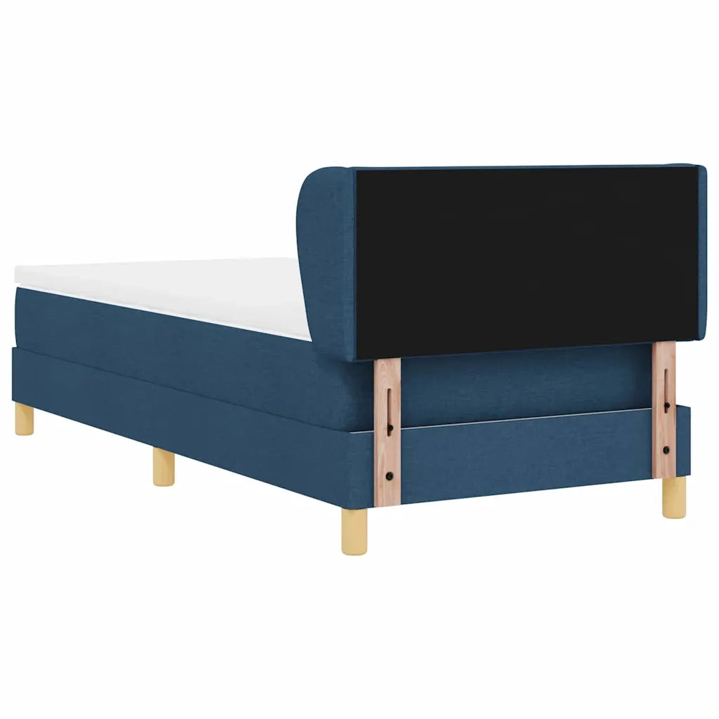Letto a molle con materasso Blu 100 x 200 cm Tessuto 3340268