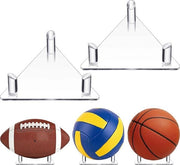 Display perimetrale per pallone da calcio - set da 2 - supporto per pallone con supporto per display