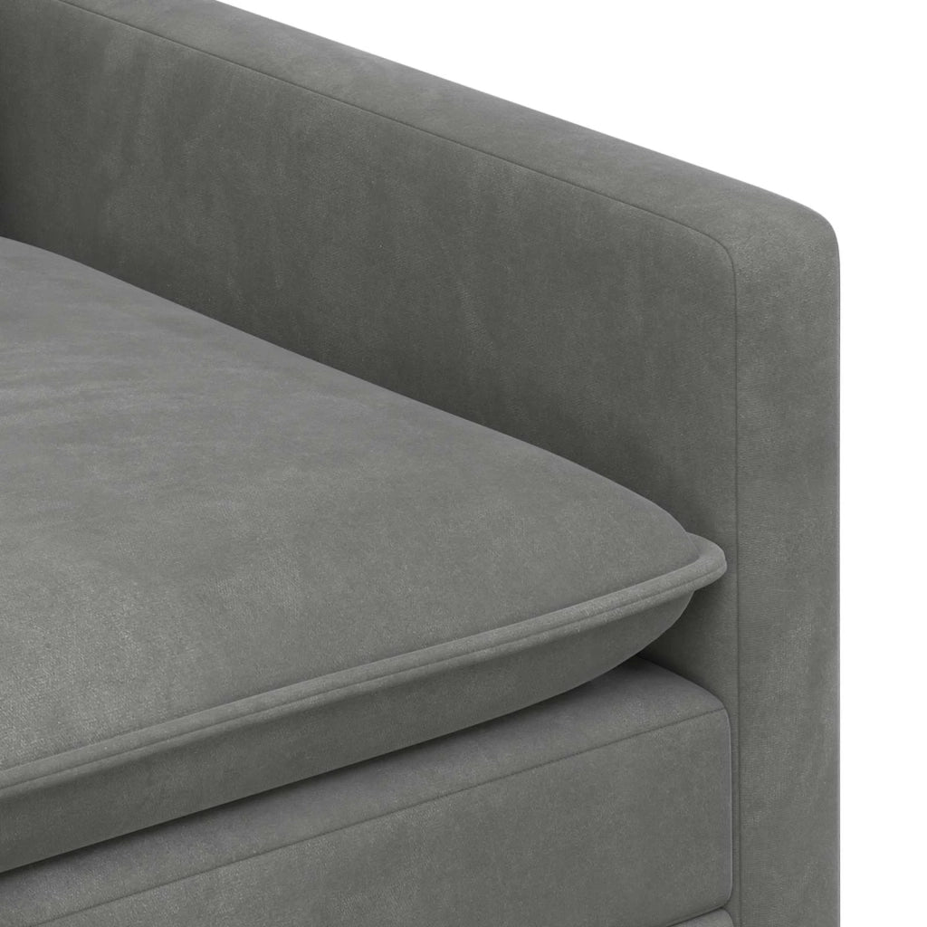 Set di divani 2 pcs Grigio Scuro Velluto 3417068