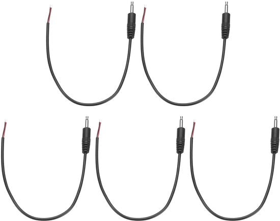 Cavo audio jack 3,5 mm per cuffie - 5 pezzi - 0,25 m di lunghezza