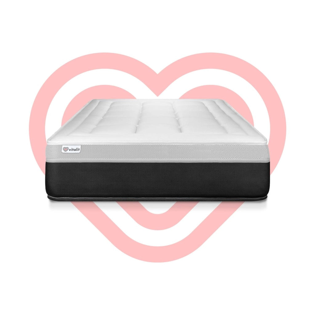 Materasso 80x190 cm a molle insacchettate e memory foam - Vital Form