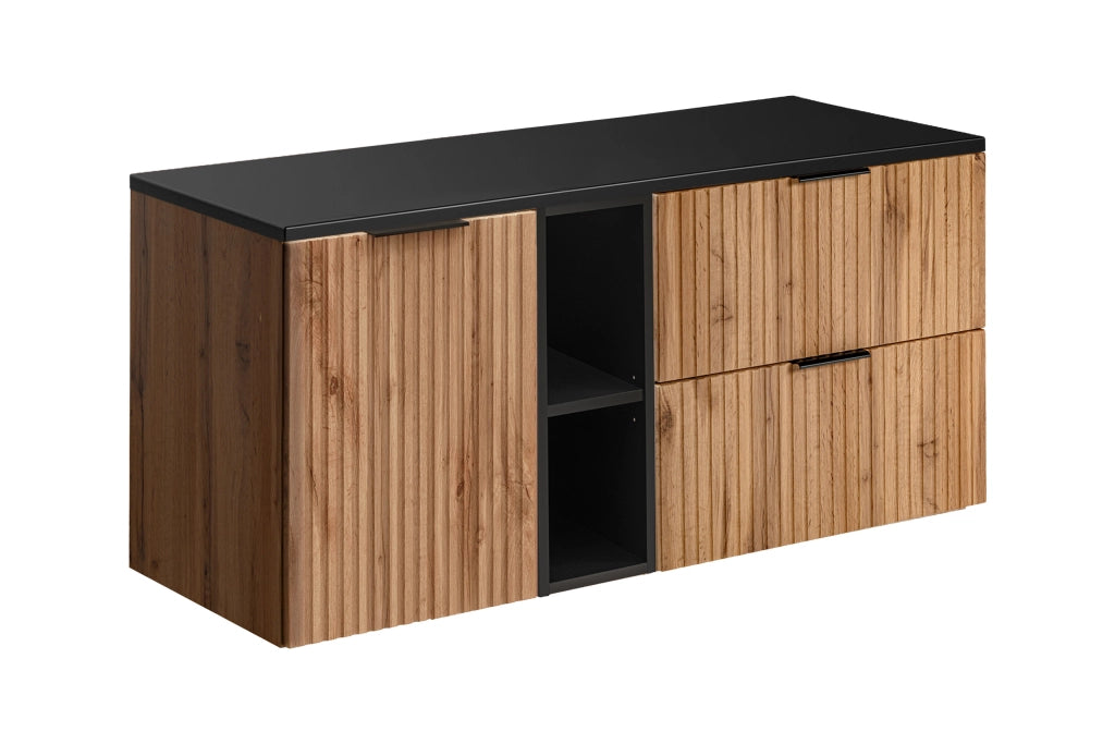 Set mobili bagno 120 cm con piano Adel Oak 120 cm