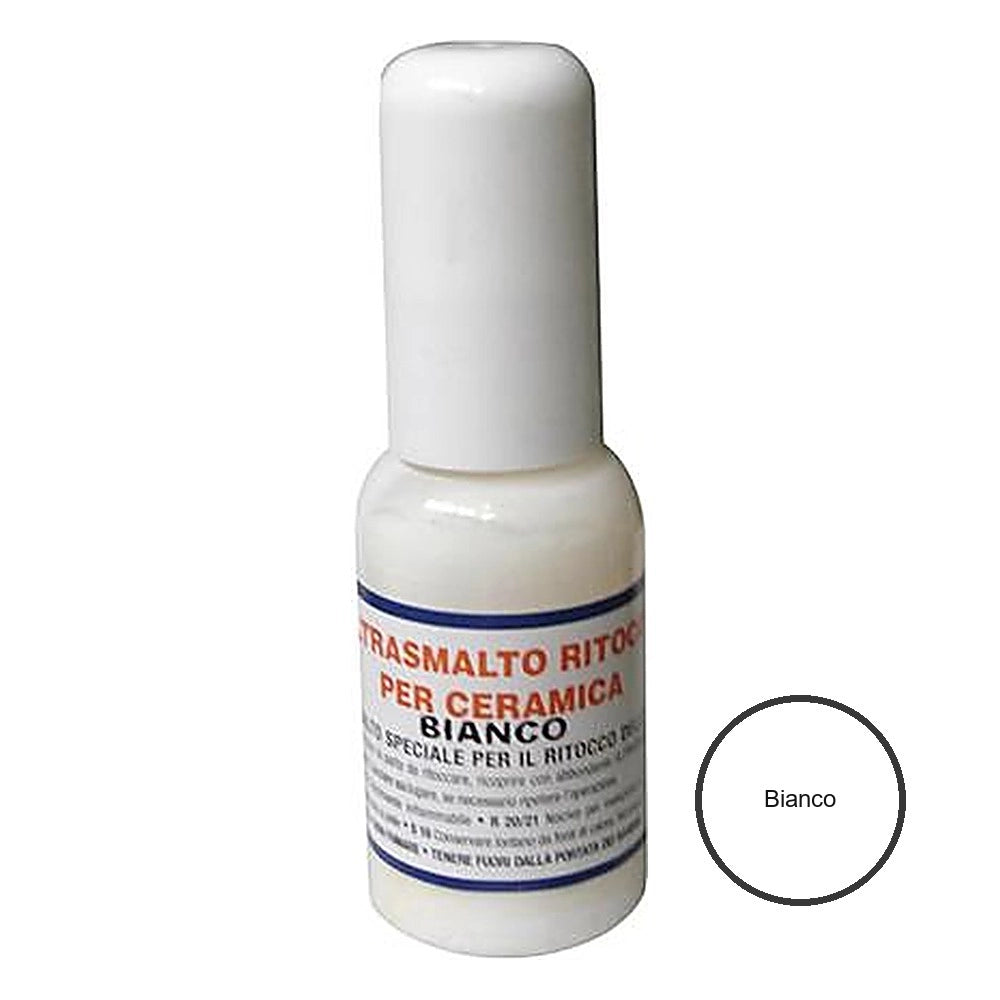 Smalto per ritocchi sanitari 20 ml *** colore- bianco, confezione 1