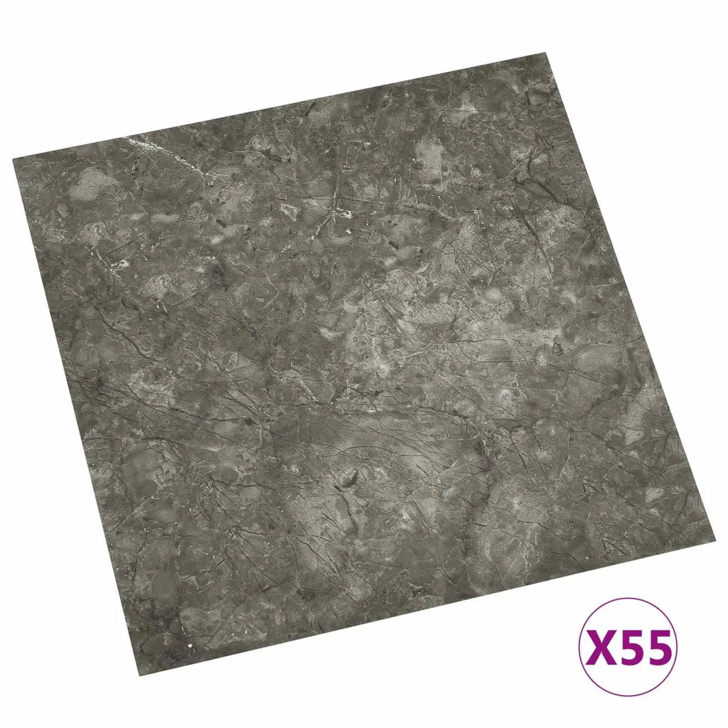 Tavole per Pavimenti 5,11 m² 55 pcs PVC Grigio e Bianco 42046328