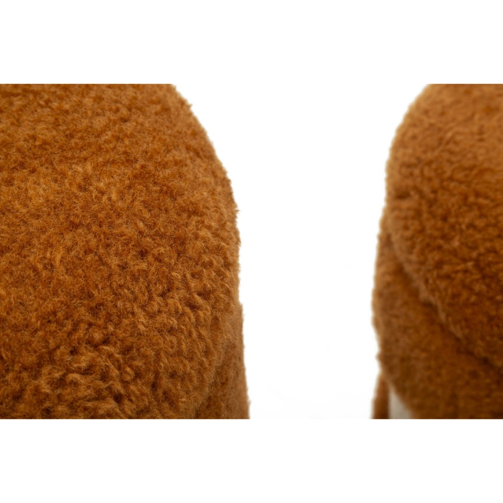 Pouf VKH721, Marrone, MDF, 47x40x40 cm