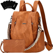 Borsa per Donna - Piccola/Impermeabile - Antifurto - Pelle Vegetale - Spalle Comode - Design Moderno - Borsa a Mano
