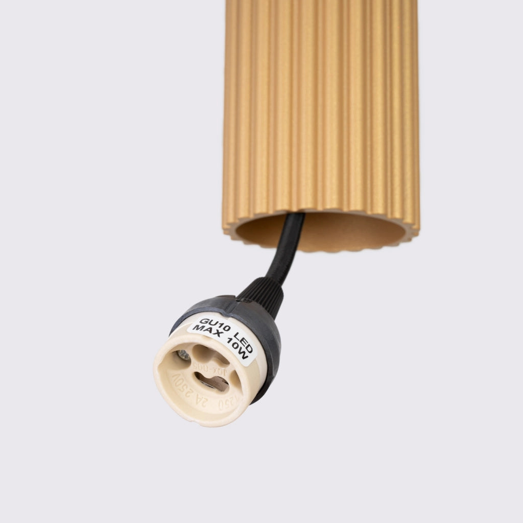 Lampada a sospensione KARBON 2 oro