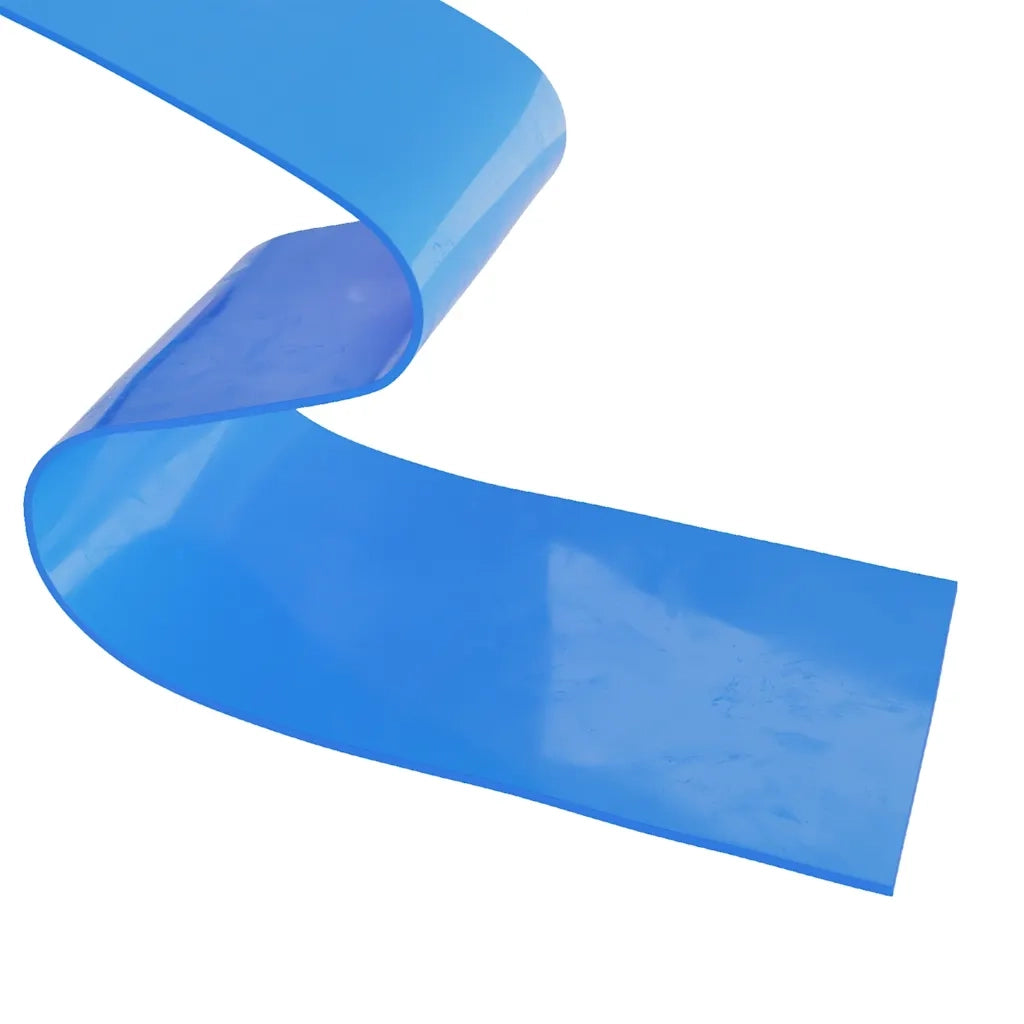 Tenda per Porte Blu 200 mm x 1,6 mm 25 m in PVC
