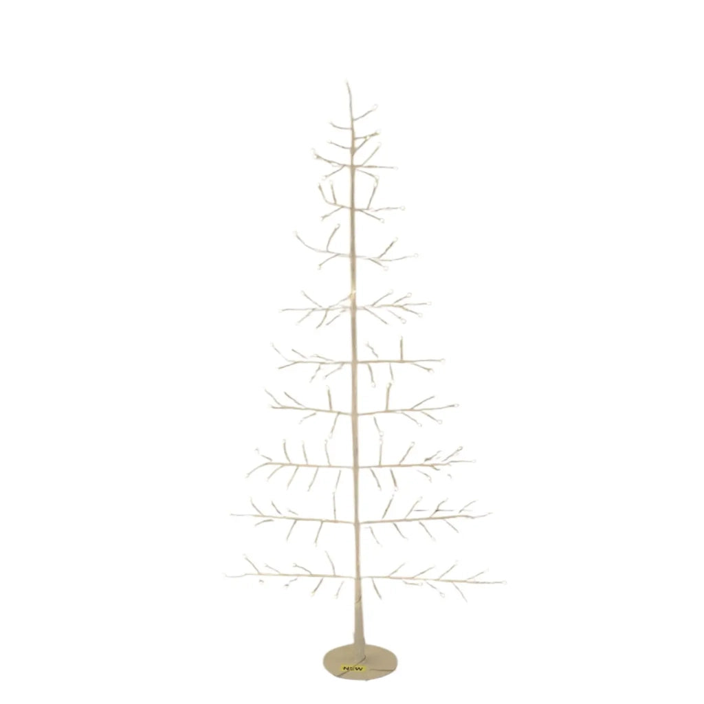 Albero Conico 2D Tiglio H180 cm 276 MicroLED B Caldo FlashLED IP44