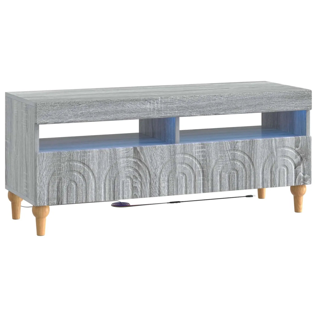 Mobile TV LED Sonoma grigio Legno ingegnerizzato 896331