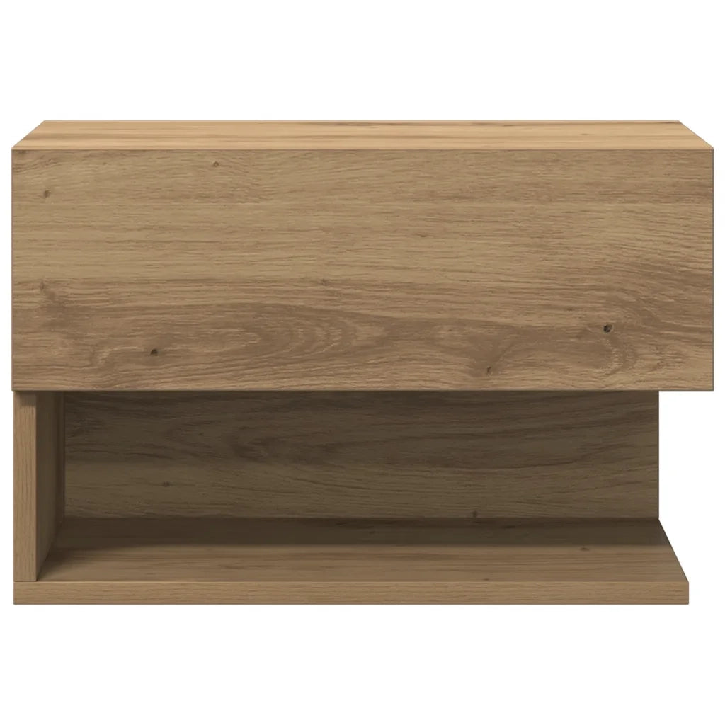 Comodino a Muro Rovere Artigianale 856822