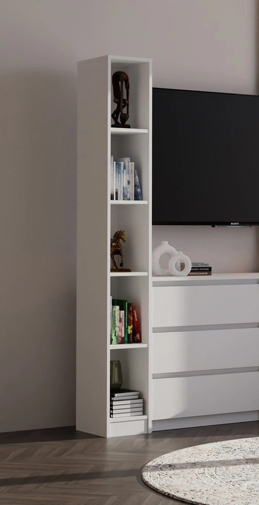Scaffale ONYX R25 bianco libreria moderna