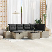 Set di divani con cuscino 6 pcs polyrattan