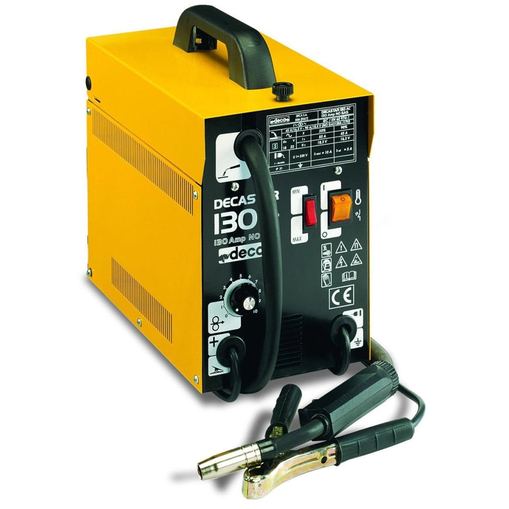 Trade Shop - Saldatrice Deca Star 130ac Mig Mag Filo Continuo No Gas 130amp -