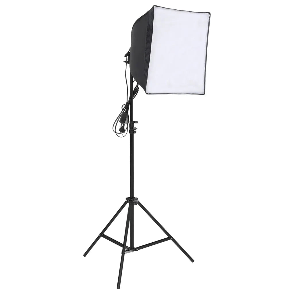 Kit per Studio Fotografico con Set di Luci e Fondale 3094698
