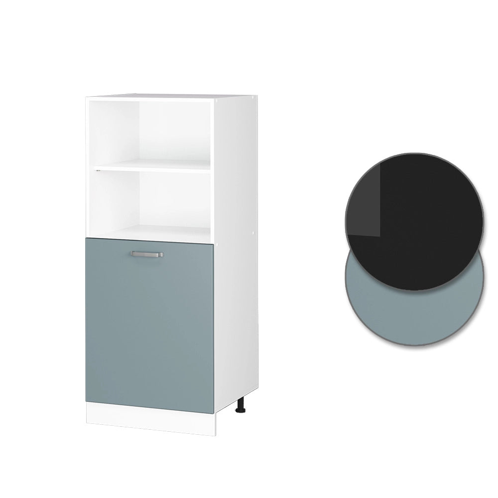 Vicco Dispensa universale Grigio-blu 60 cm con ripiani aperti e anta