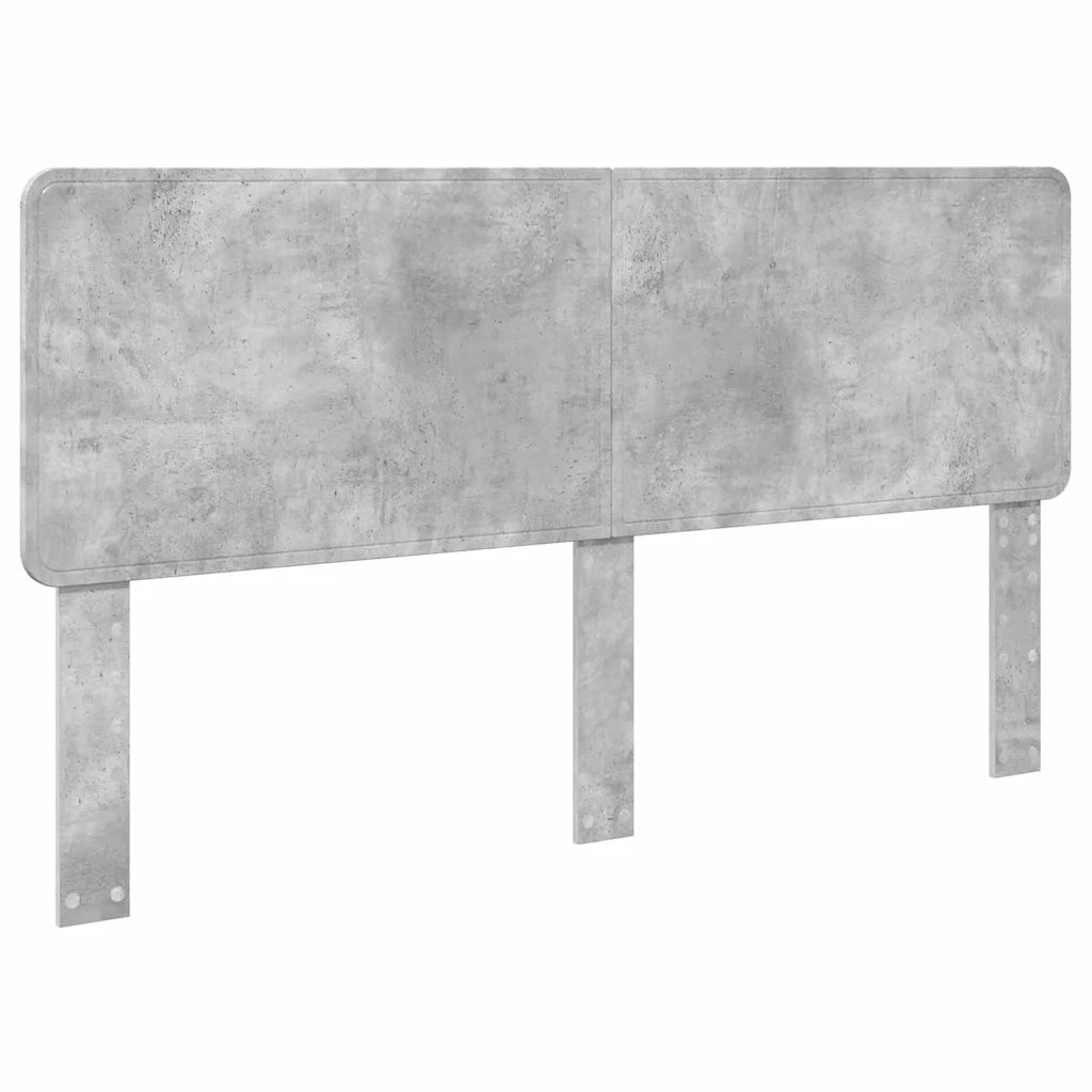 Testiera-Testata-Testiera Decorativa Grigio cemento 200 cm Legno multistrato 550912