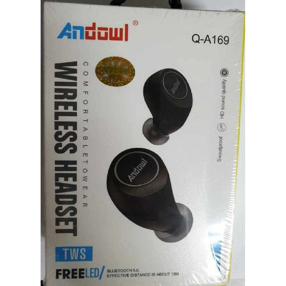 Trade Shop - Cuffie Senza Fili Auricolari Wireless Q-a169 Bluetooth Smartphone Ios Android -