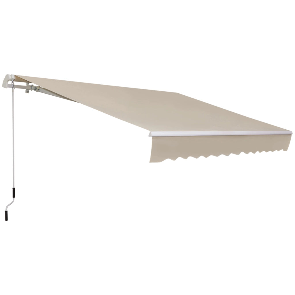 Tenda da sole regolabile per terrazza ¨C Minimal ¨C Beige 395x300 cm