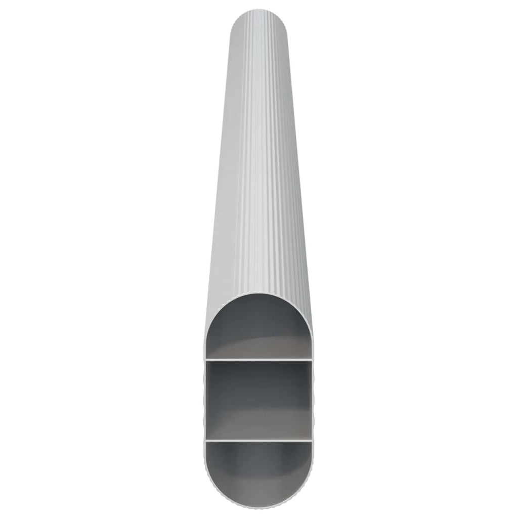 Asta per armadio 2 pcs Argento 264 x 15 x 29 mm 864877