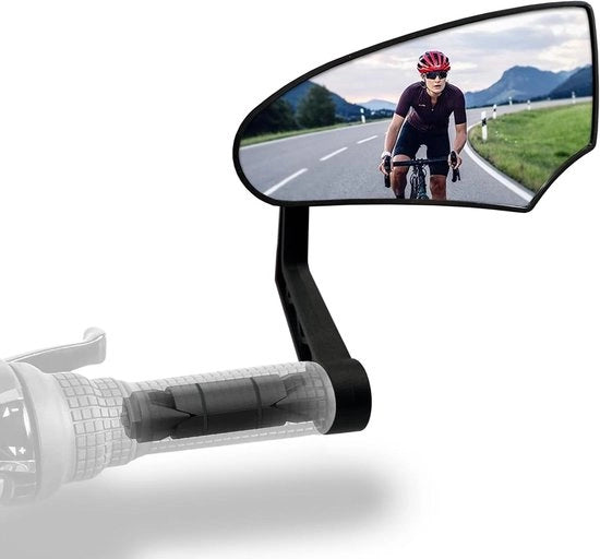 Specchio per bicicletta - vetro HD - pieghevole - adatto per biciclette elettriche
