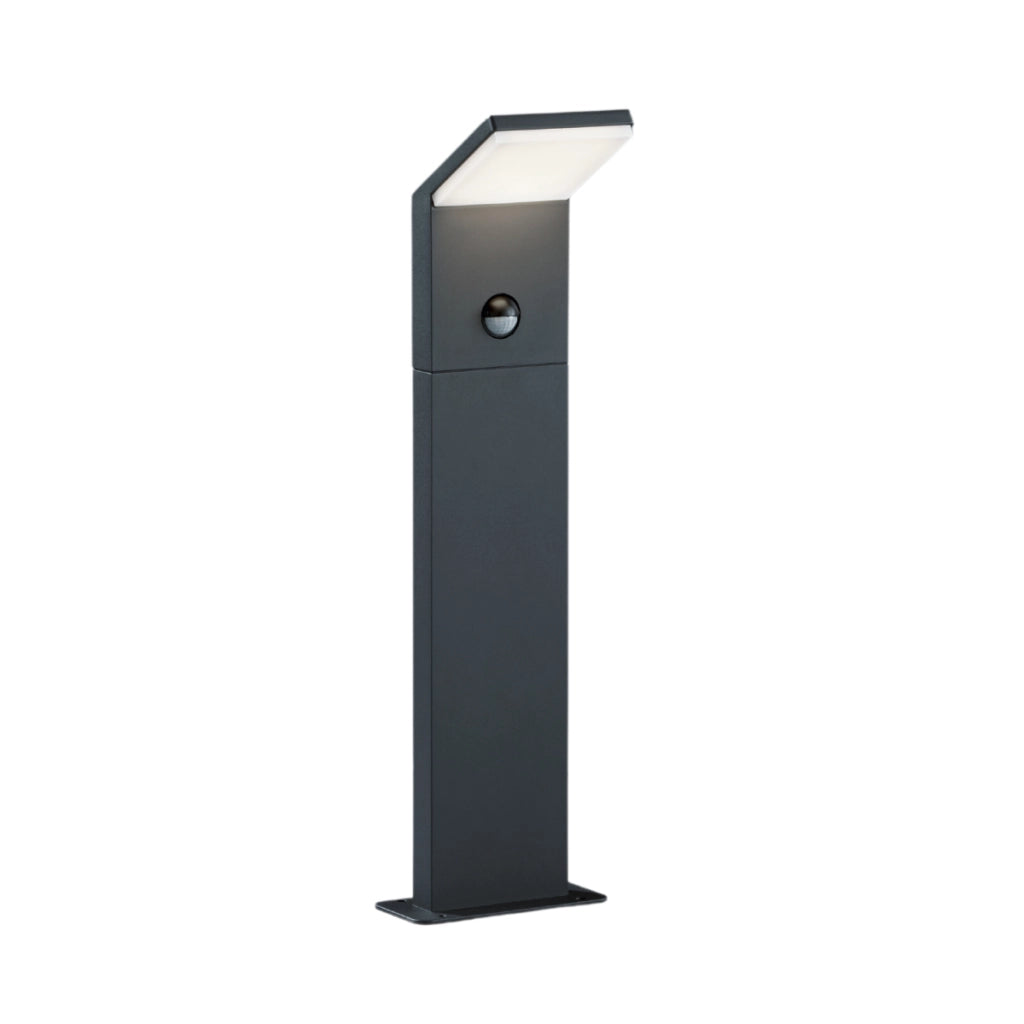 Paletto giardino PEARL LED 9W sensore antracite Trio