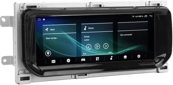 Radio Autorizzato con Schermo 10,25 Pollici - Radio 2 Din - Radio Bluetooth - Radio con lettore CD - Ricevitore FM - Memoria 6+128 GB - Riproduttore Multimediali