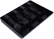 Cassa per Banconote Manuale - 4 Banconote - 3 Monete - ABS - 32 x 24,5 x 3,5 cm - Leggero e Sostenibile - Cassa per Monete