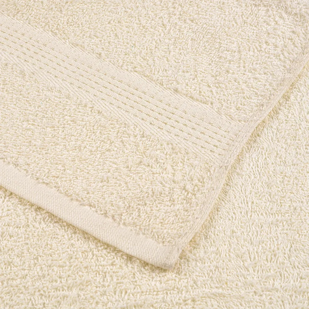 Asciugamani per sauna FROGN 4 pezzi Crema 80x200 cm 360 g/m2